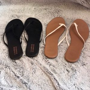 Lauren Conrad flip flops
